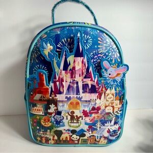 NWT. Disney Loungefly backpack. Joey Chou captures adorable Disney characters